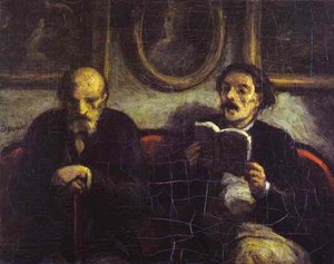 Reading Of A Poem — Honoré Daumier