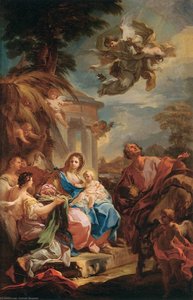 Rest On The Flight Into Egypt — Korrado Giaquinto