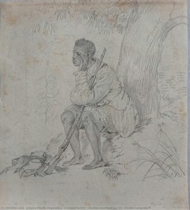 Colonial Hunter - Hunter Assistant On The Mission Langsdorff — Johann Moritz Rugendas