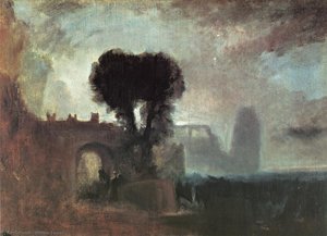 Archway With Trees By The Sea — Joseph Mallord William Turner