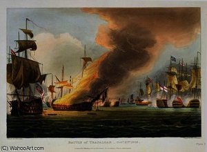 The Battle Of Trafalgar, October 21st — Thomas Whitcombe
