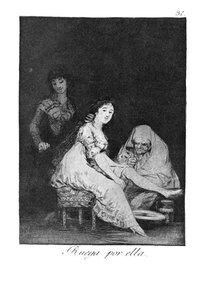 Ella Ruega Por Ella — Francisco José De Goya Y Lucientes