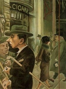 Street Scene. Kurfüstendamn — George Grosz