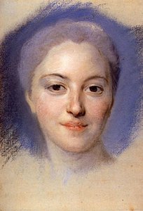 Study For Portrait Of Unknown Woman — Maurice Quentin De La Tour