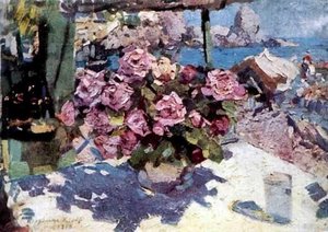 Roses — Konstantin Alexeievitch Korovin