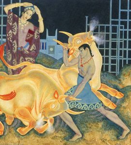 Medea And Jason — Edmund Dulac