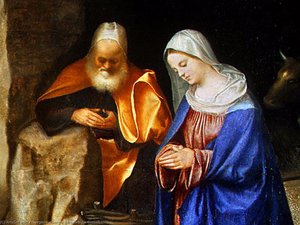 Verehrung Der Hirten (detail) — Giorgione