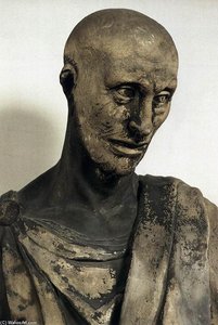 Prophet Habakkuk (detail) — Donatello