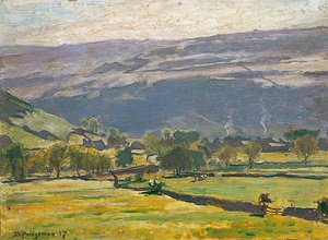 Dales Landscape, Buckden Vale — Bertram Priestman