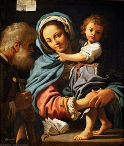 The Holy Family — Bartolomeo Schedoni