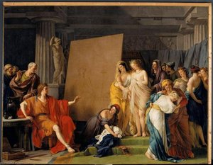 Zeuxis Choisissant Pour Modeles Les Plus Belles Filles De Crotone — François André Vincent