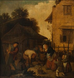 The Pig Slaughtering — Jan Miense Molenaer