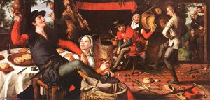 The Egg Dance, Oil On Panel, Rijksmuseum At Am — Pieter Aertsen