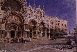 St. Mark's Basilica, Venice — Albert Goodwin