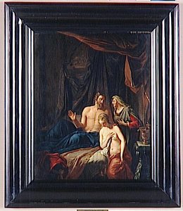 Sarah Presente Agar A Abraham — Άντριεν Φαν Ντερ Βέρφ