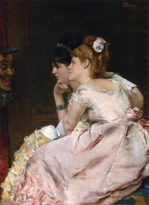 The Japanese Mask (also Known As Intrigue) — Alfred Émile Léopold Stevens