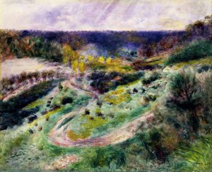 Maastik Wargemont’s Tee Ääres — Pierre-auguste Renoir