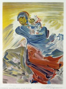 La Huida (the Escape) — David Alfaro Siqueiros