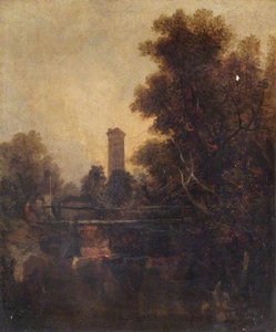 A Norwich Tower, Norfolk — John Berney Crome