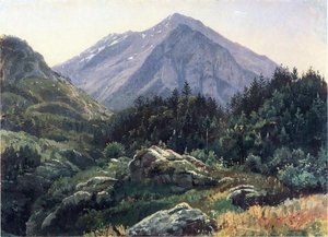 Mountain Scenery, Switzerland — William Stanley Haseltine