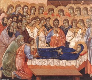 Death Of The Virgin — Duccio Di Buoninsegna