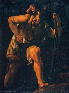 Saint Christopher — Orazio Borgianni