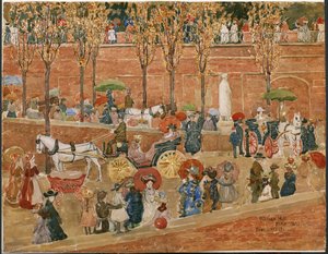 Pincian Hill, Rome — Maurice Brazil Prendergast