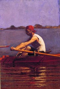 John Biglin In A Single Scull — Thomas Eakins