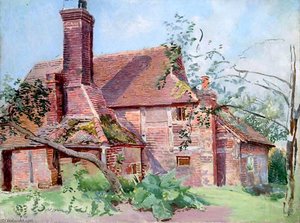 Exterior View Of Cottage At Outwood, Surrey — Ernest C Christie