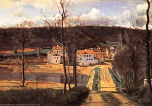 Ville D'avray - Il Laghetto E La Casa Cabassud — Jean-baptiste-camille Corot