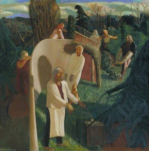 Zacharias And Elizabeth — Sir Stanley Spencer
