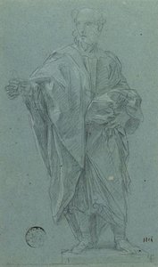 Study For A Statue Of The Apostle Peter — Carlo Maratta
