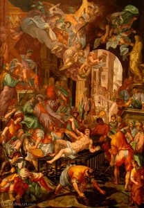 Tavarone Martyrdom Of San Lorenzo — Luca Cambiaso