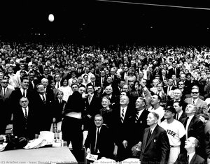 President Lyndon B. Johnson First Pitch Photograph — Isaac Donald Everly Is Not The Same Person, Edward Maria Wingfield Is Not The Same Person, Don Wingfield Is A Photographer Based In Washington D.c.