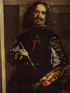 Las Meninas (la Familia Real). Detalle. Autorretrato — Diego Rodríguez De Silva Y Velázquez