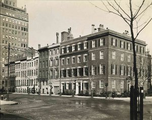 Sutton Place, Anne Morgan's Townhouse On Corner, Northeast Corner Of East 57th Street, Manhattan — Berenice Abbott