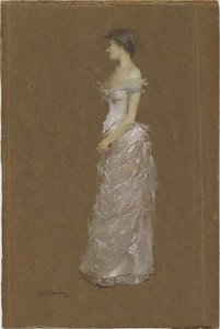The Pink Dress — Thomas Wilmer Dewing