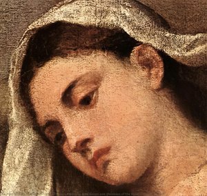 Madona Sa Svetima I Članovima Porodice Pesaro (detalj) — Tiziano