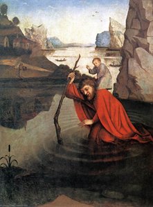 Saint Christopher — Konrad Witz