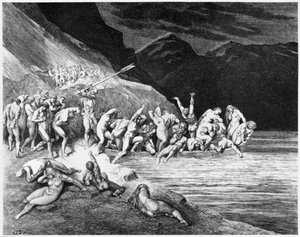 Charon — Gustave Doré