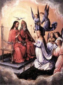 Coronation Of The Virgin — Michel Sittow (master Michiel)