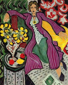 Kvinnan I Liljablå Klänning — Henri Matisse