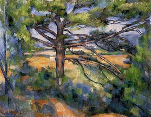 Grote Pioen En Rood Aarde — Paul Cézanne