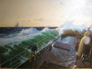 Norwegian I Skip I Rom Sjø — Carl Wilhelm Barth