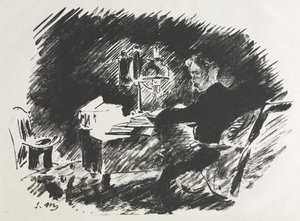 Illustration For The Raven By Edgar Allan Poe — Édouard Manet