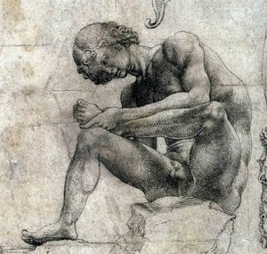 Study After The Spinario (detail) — Jan Gossart