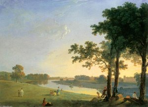 View Of Syon House Across The Thames Near Kew Gardens — Ričard Vilson