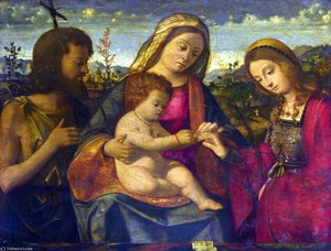 The Virgin And Child With Saints — Andrea Previtali