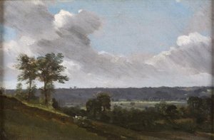 Hilly Landscape — John Constable
