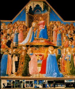 Pala Del Louvre. Coronación De La Virgen — Fra Angelico
